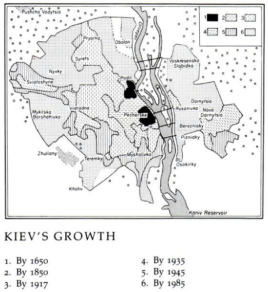 Image from entry Kyiv in the Internet Encyclopedia of Ukraine